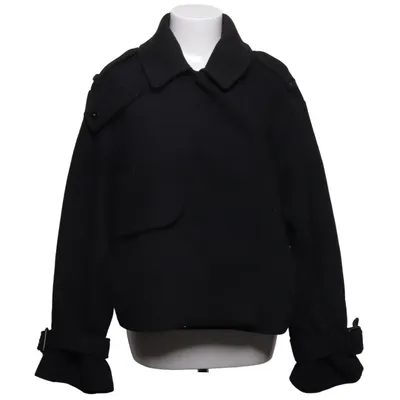 Jakke (Sort) fra H&M Polyester, Uld