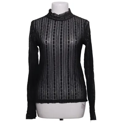 Top (Sort) fra Aikha Bomuld, Polyester