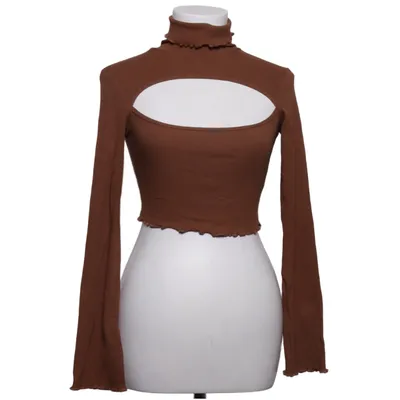 Crop top (Brown) from Chiquelle Cotton, Elastane