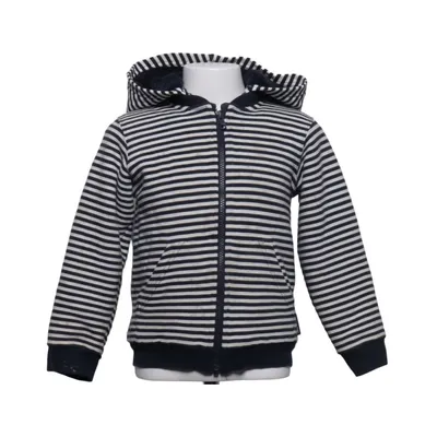 Sweat à capuche (Bleu, Blanc) de Polarn O. Pyret Coton, Polyester