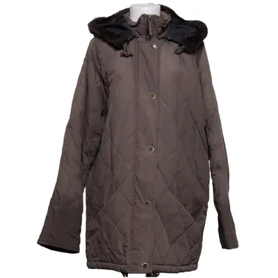 Winterjas (Bruin) van Goffini Katoen, Polyester