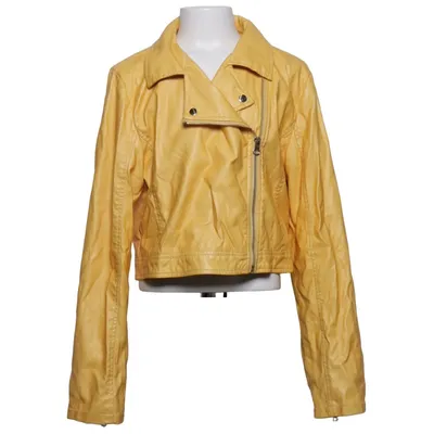 Veste de motard (Jaune) de Sarabanda Polyester, Viscose