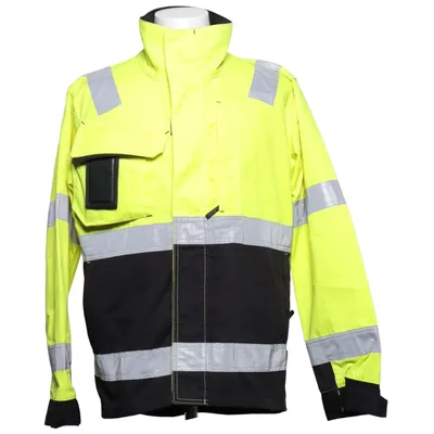 Reflective jacket (Yellow, Black, Silver) from Blåkläder Cotton, Polyester, Wool