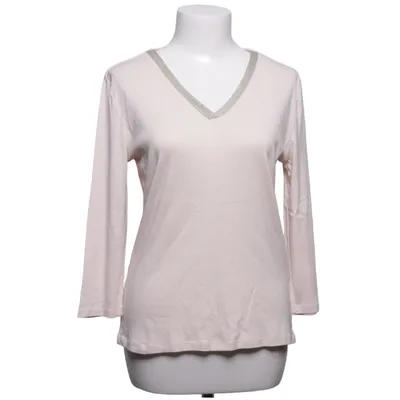 T-shirt à manches longues (Beige) de 123 Coton, Fibre métallique, Modal
