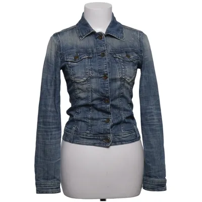 Veste en jean (Bleu) de Benetton Jeans Coton, Élasthane
