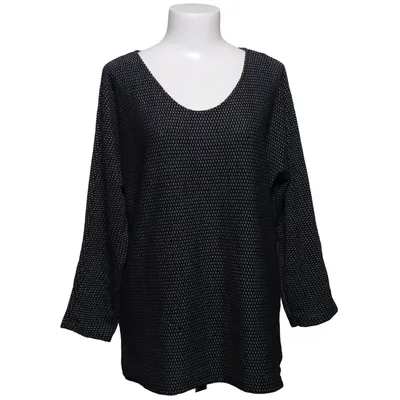 Blus (Svart, Vit) från Via Cortesa Elastan, Polyester