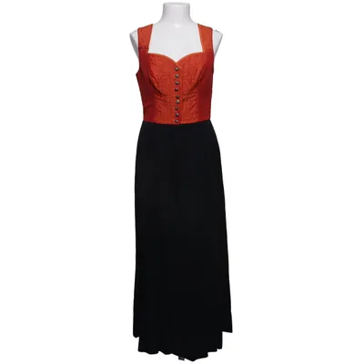 Dirndl (Noir, Orange) de Wenger Coton, Polyester, Viscose