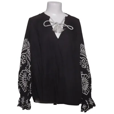 Blouse (Zwart, Wit) van Summum Katoen