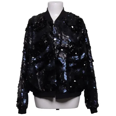 Bomberjacke (Schwarz, Blau) von Next Recyceltes Polyester