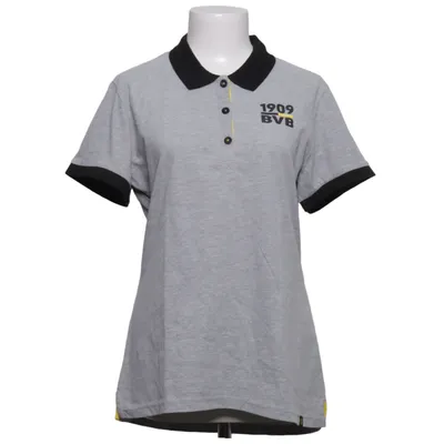 Polo (Gris) de Borussia Dortmund Coton, Polyester
