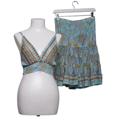 Set (Blue, Multicolored) Silk, Viscose