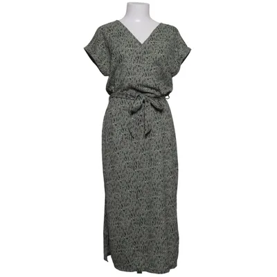 Slå-om-kjole (Grøn, Sort, Hvid) fra Garcia Elastan, Genanvendt polyester