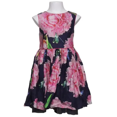 Kleid (Blau, Pink, Grün) von Baker by Ted Baker Baumwolle, Elasthan, Nylon, Polyester