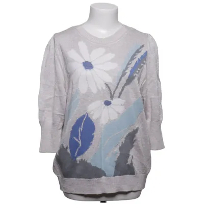 Sweater (Beige, Blue, Gray) from Lucia Acrylic, Cotton, Viscose