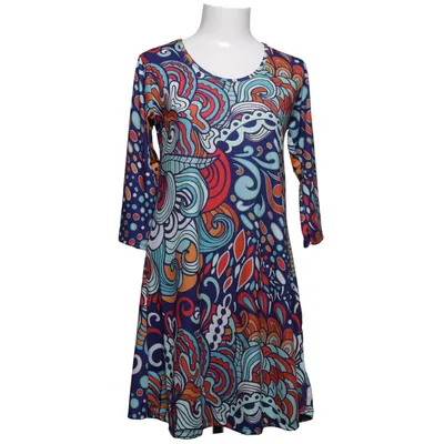 Klänning (Blå, Orange, Vit, Röd, Turkos) från Dress Like Marie Polyester