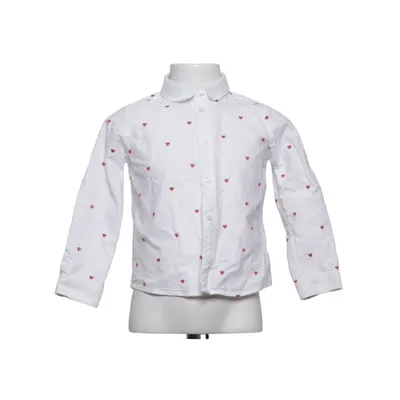 Skjorte (Hvid, Rød) fra Petit Sézane Økologisk bomuld, Polyester