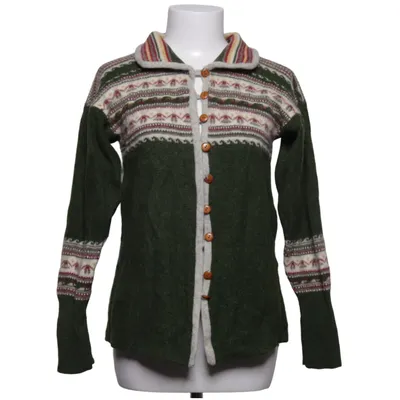 Cardigan (Green, Multicolored) from Cappuccini by Desam Wool