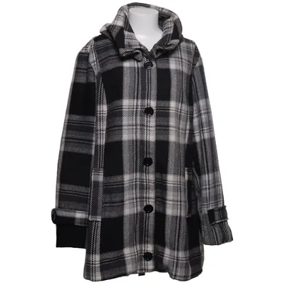 Mantel (Schwarz, Weiß, Grau) von Maxi Blue. Polyester, Wolle