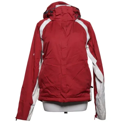 Skijakke (Rød, Hvid) fra Salomon Polyester, Polyurethan