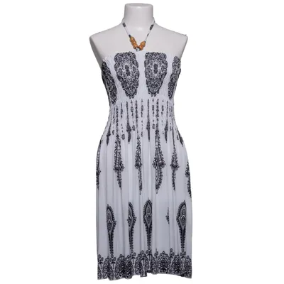 Strandjurk (Wit, Zwart) Polyester