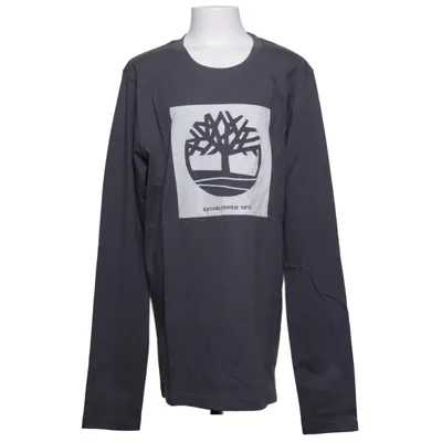 Lange mouwen shirt (Grijs) van Timberland Katoen, Elastaan