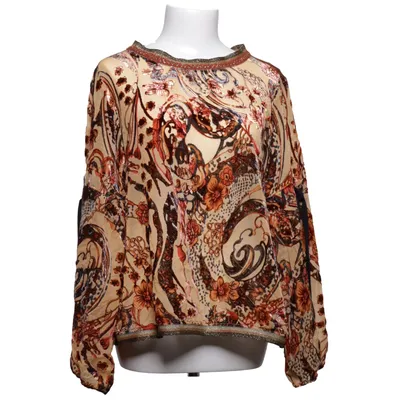 Blouse (Beige, Multicolored) from Grace Polyamide, Viscose