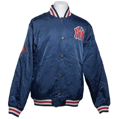 Collegejacka (Blå, Vit, Röd) från Majestic Athletic Polyamid, Polyester