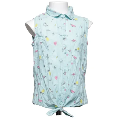 Chemise à manches courtes (Bleu, Jaune, Rose, Multicolore) de LC Waikiki Girls Coton