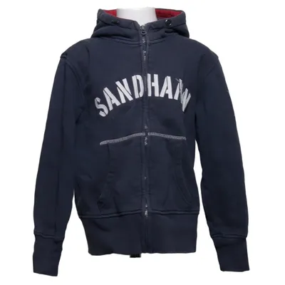 Sweat à capuche (Bleu, Rouge) de Sandhamn Coton, Polyester