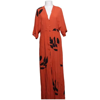 Klänning (Orange, Svart) från WERA Viskos