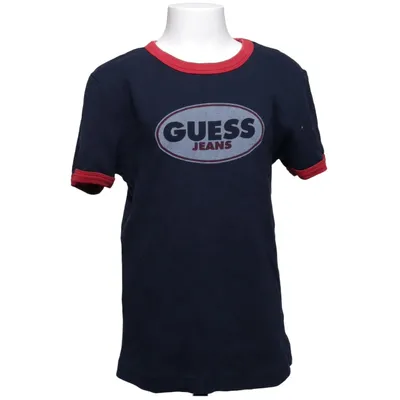 T-shirt (Blå, Rød) fra Guess Jeans Bomuld