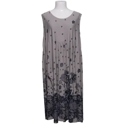 Dress (Beige, Blue) from Ulla Popken Cotton, Viscose