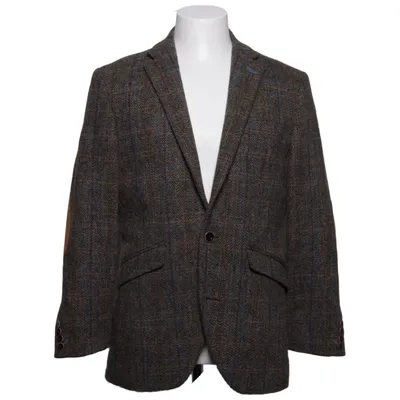 Blazer (Brown, Blue, Multicolored) from Harris Tweed Polyester, Viscose, Wool