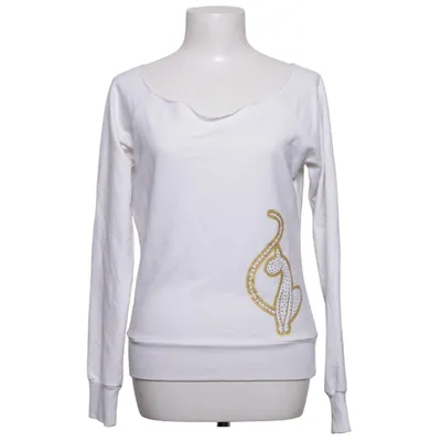 Collegetröja (Vit) från Baby Phat Bomull, Elastan, Polyester
