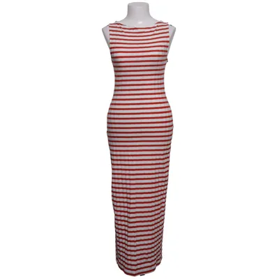 Maxi jurk (Rood, Wit) van Gina Tricot Katoen, Elastaan