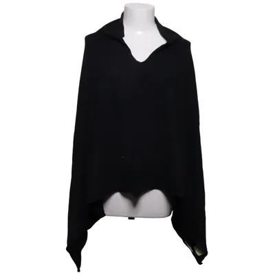 Poncho (Svart) från Line of Oslo Kashmir, Merinoull, Polyamid, Viskos