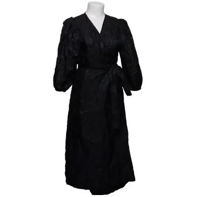Omlottklänning (Svart) från Selected Femme Elastan, Polyester