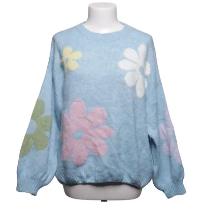 Trui (Blauw, Roze, Wit, Geel) Acryl, Mohair, Polyamide, Viscose, Wol