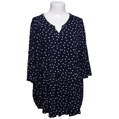 Blouse (Blue) from Janina Curved Elastane, Viscose
