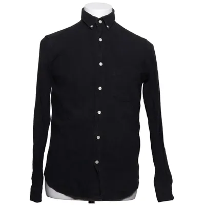 Shirt (Black) from L'Homme Rouge Cotton, Linen