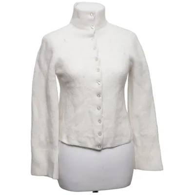 Kofta (Vit) från Gestuz Alpackaull, Elastan, Återvunnen polyester