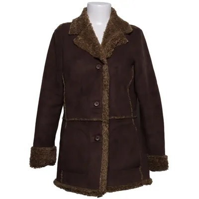 Shearling jacket (Brown) from Jackpot Acrylic, Polyester
