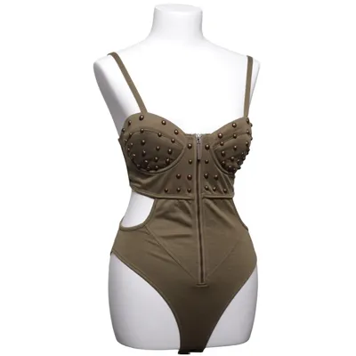 Body (Grön) från House of Dereon Polyester, Viskos