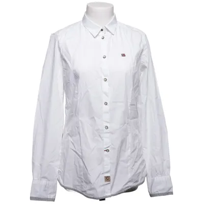 Shirt (White, Gray) from Napapijri Cotton, Elastane