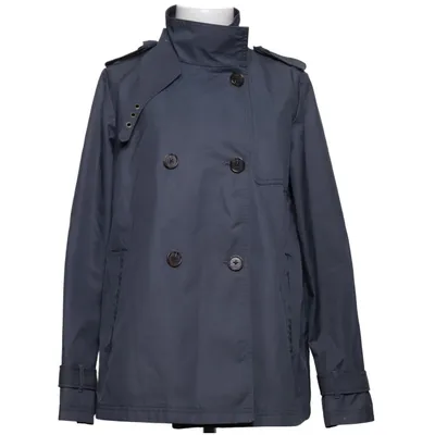 Trenchcoat (Grå) fra Lands' End Bomuld, Polyamid, Polyester