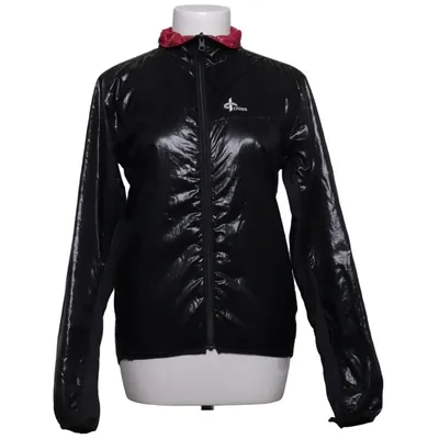 Regenjack (Zwart, Roze) van Cross Elastaan, Polyester