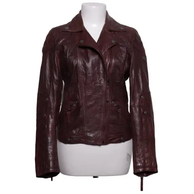 Bikerjacka (Brun) från Gipsy Bomull, Skinn, Polyester