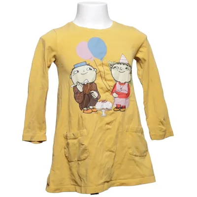 Klänning (Gul, Flerfärgad) från Alfons Åberg Bomull, Elastan