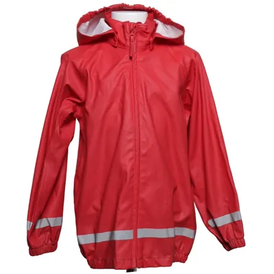 Regnjacka (Röd) från MyWear Active Polyester, Polyuretan