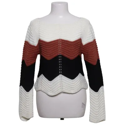 Pull-over (Blanc, Noir, Marron) de Quiz Acrylique, Élasthane